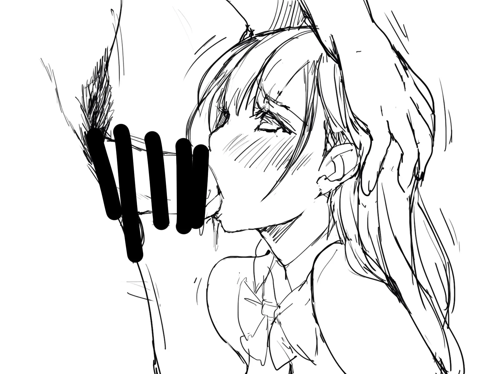 Kanojo Ga Aitsu Ni Sareta Koto_Rough Sketch